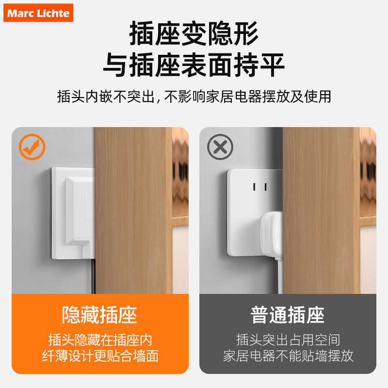 香港澳门国际通用三孔隐藏插座，轻松搞定全球旅行充电难题！✨