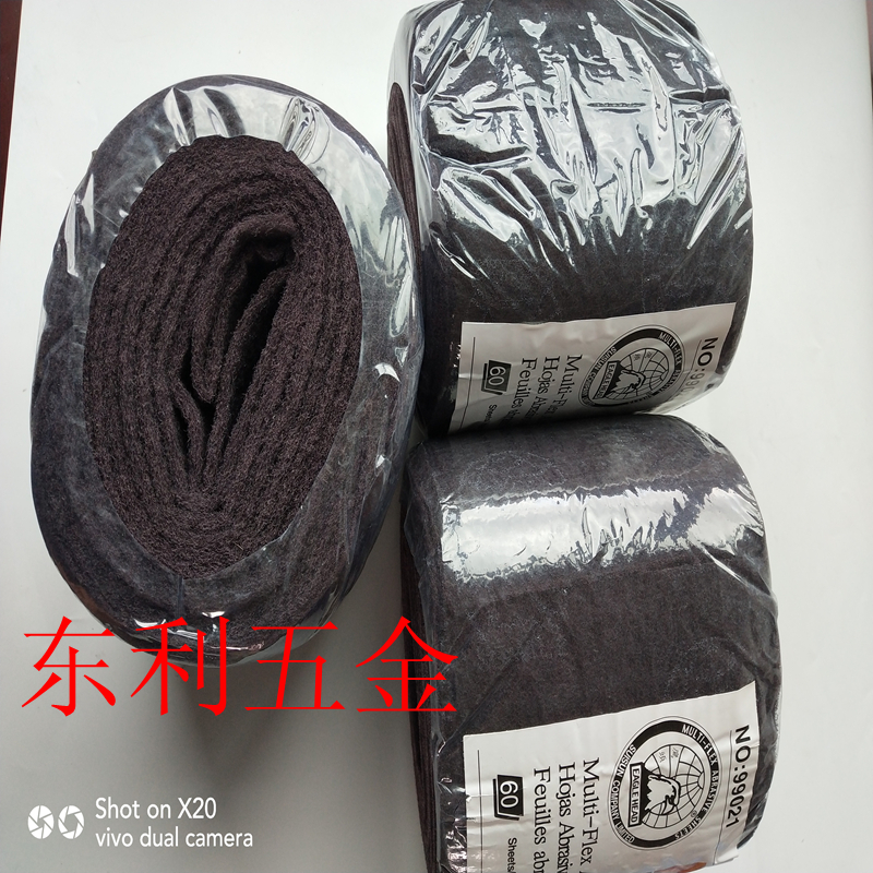 粗钢砂黑红鹰头百洁布：工业打磨神器，轻松搞定除毛刺抛光难题！