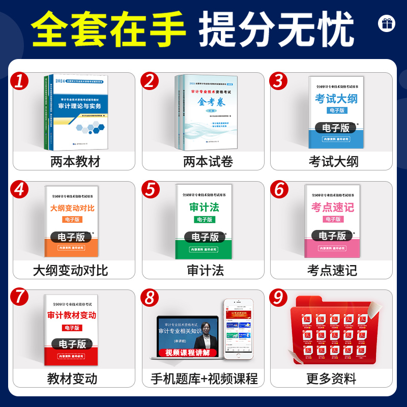 2025新版中级审计师考试辅导全攻略：理论实务+真题模拟大放送！