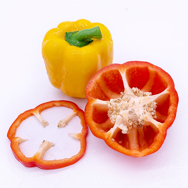 红黄彩椒400g：厨房里的色彩革命，解锁美食新境界！