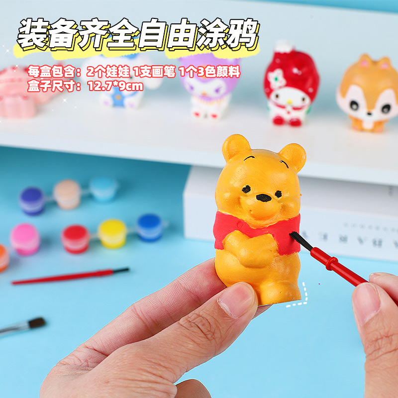 石膏娃娃涂彩：六一儿童节必备创意玩具，让孩子玩出新花样