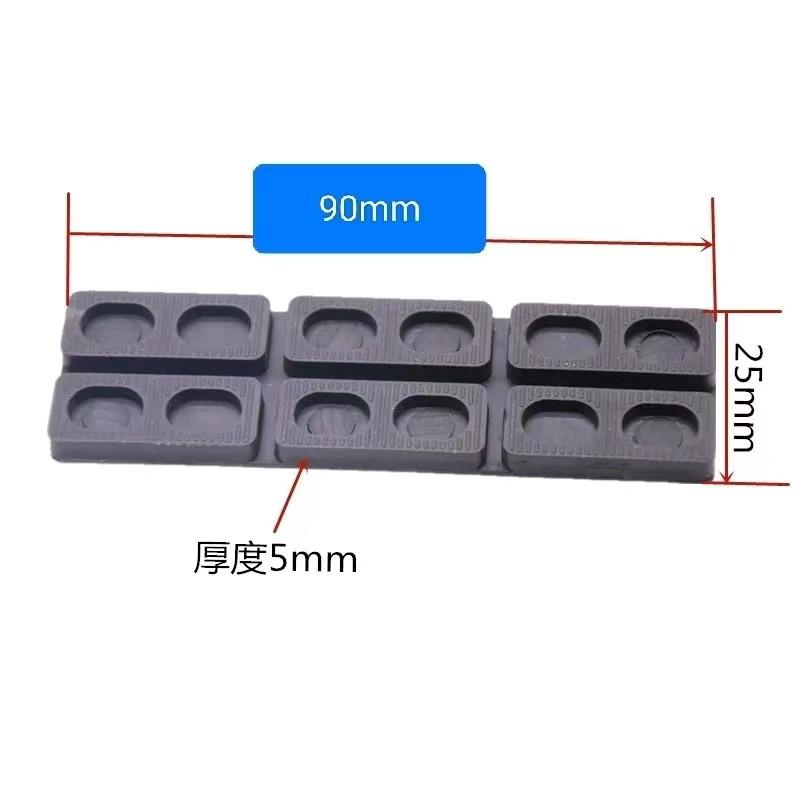 玻璃垫块5mm厚度玻璃夹垫片铝合金窗配件大全，断桥铝垫块的秘密武器！