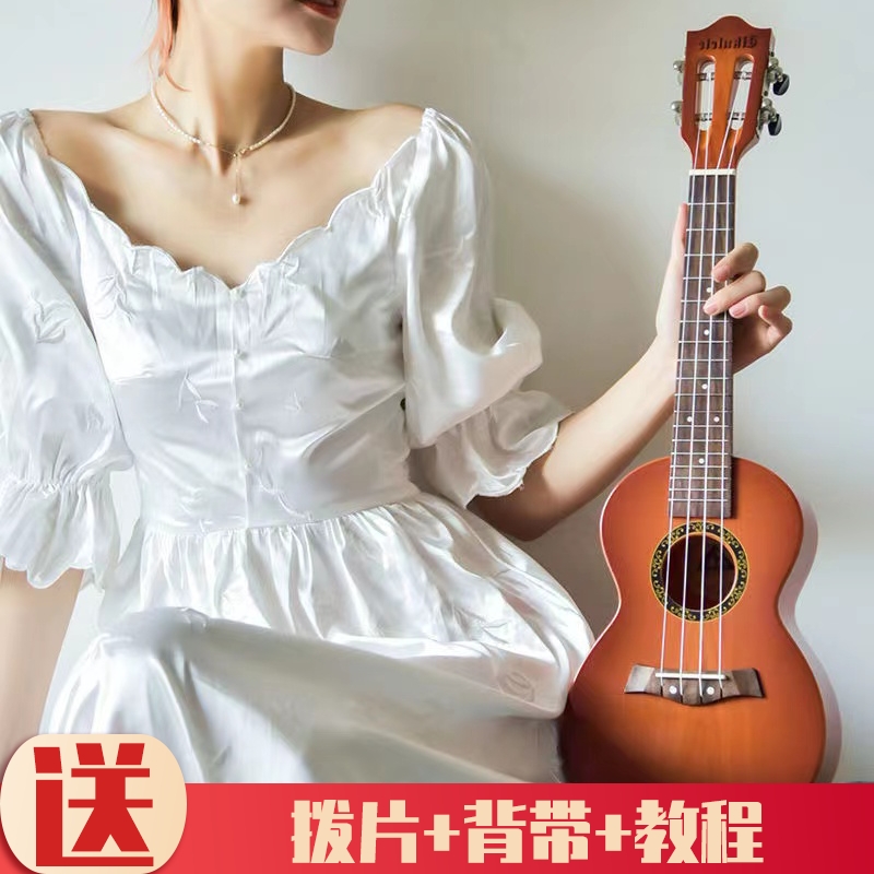 21寸小吉他：木制初学者儿童玩具吉他，开启音乐之旅！