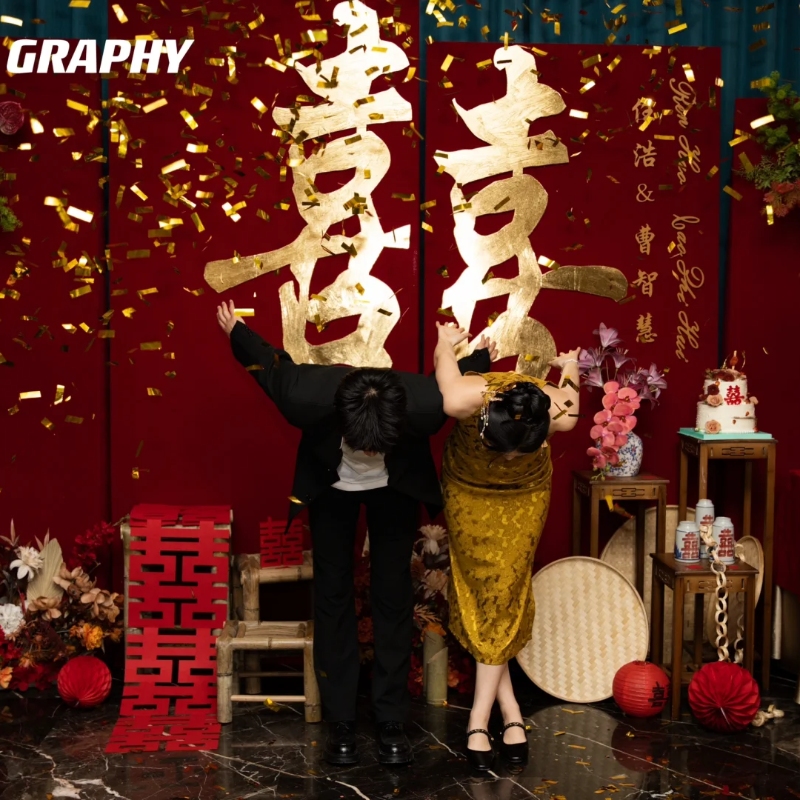 小红书同款网红KT板背景墙布置婚礼仪式仿真花，打造梦幻婚礼现场✨