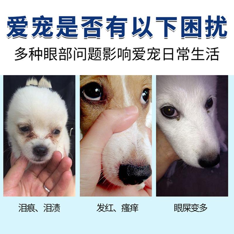 日本进口不覆发】治宠物泪痕去泪痕滴眼液清洗猫狗流眼泪眼屎神器，宠物泪痕说拜拜！✨