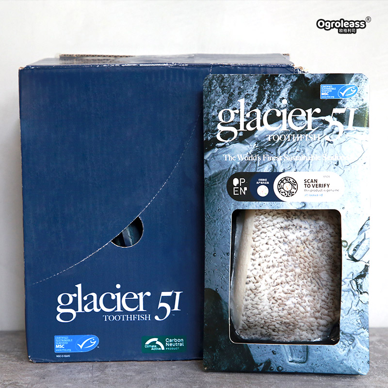 救命！南极深海银鳕鱼真的能养出狗狗的“黄金胃”？ Glacier51急冻犬牙鱼块装太香了！