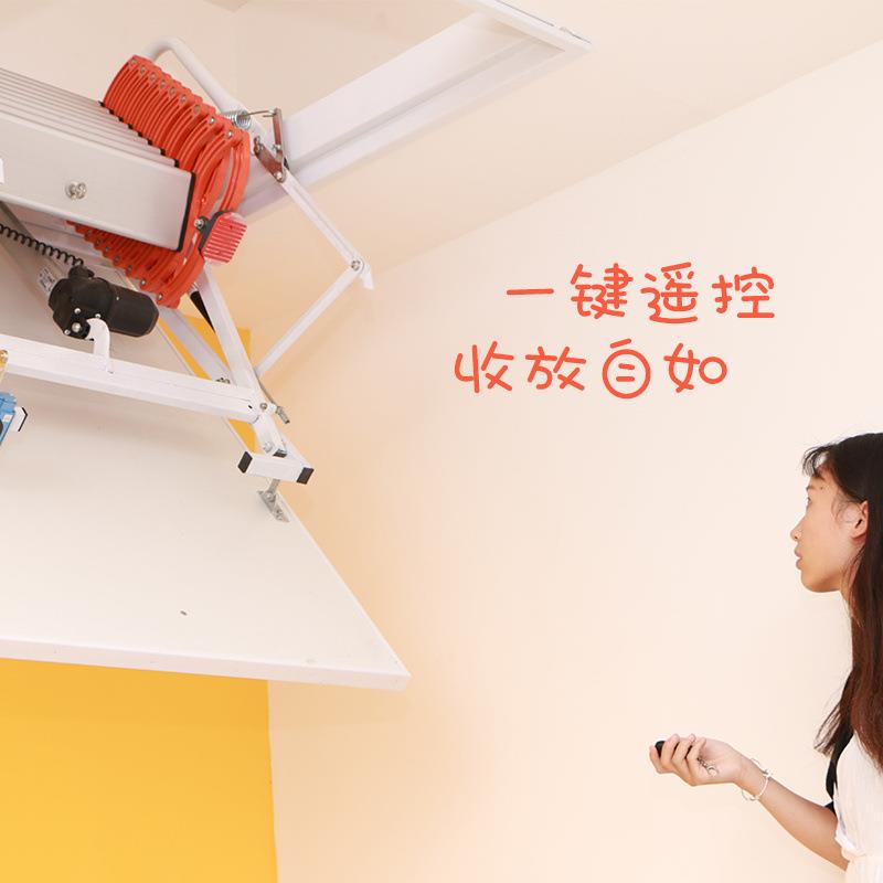 电动阁楼伸缩楼梯：家居收纳神器，轻松拥有梦幻阁楼空间！️✨