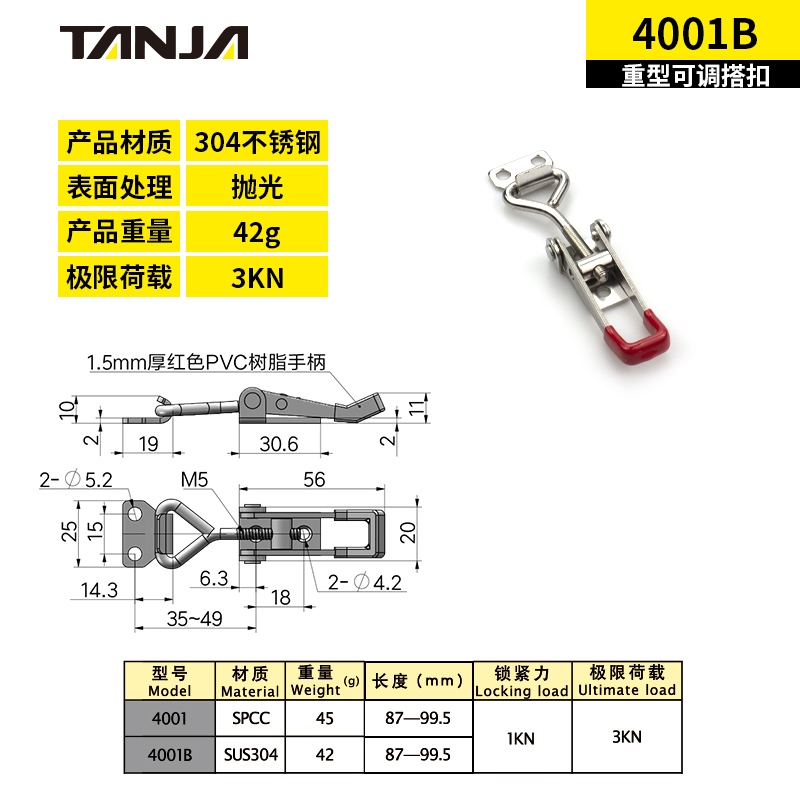 304不锈钢可调节搭扣：重型工业机械设备的最佳守护神，如何挑选？