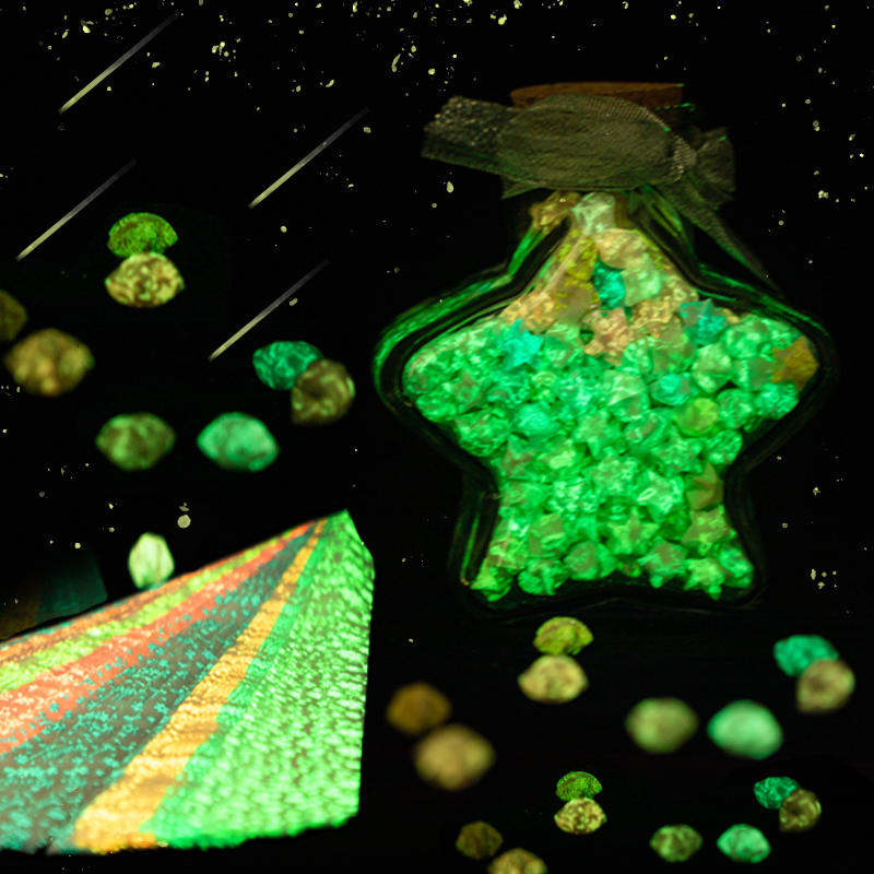 星星折纸夜光渐变色：点亮你的夜晚，制作专属幸运星的魔法指南
