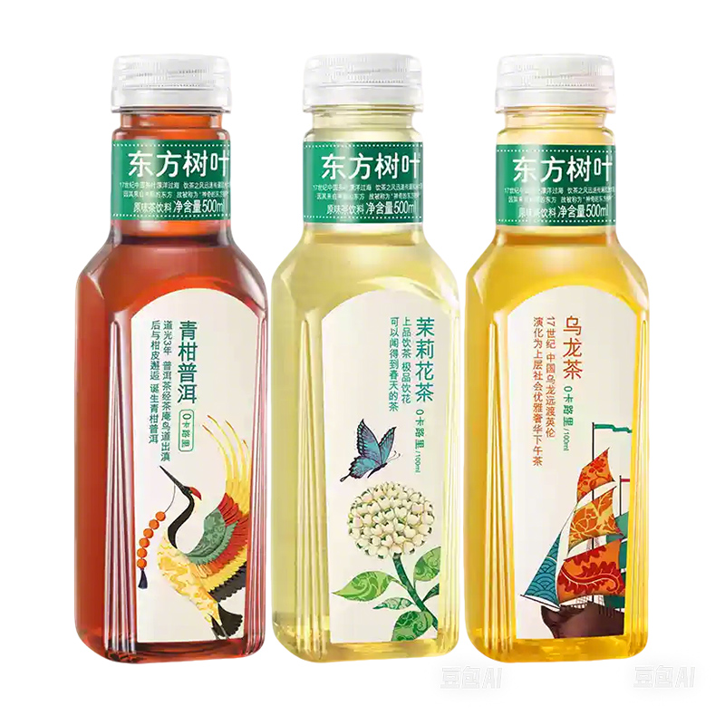 农夫山泉东方树叶茉莉花茶：500ml/瓶，轻食界的清新担当！