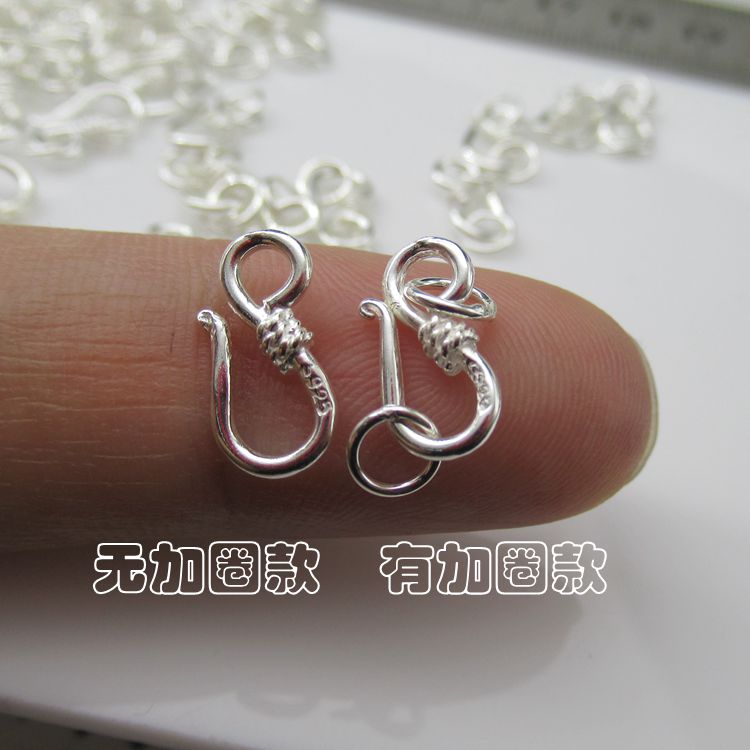 纯银925复古祥云S扣：50包邮，传统美学与现代工艺的完美碰撞！