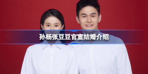 孙杨张豆豆官宣结婚是怎么回事 孙杨张豆豆官宣结婚介绍