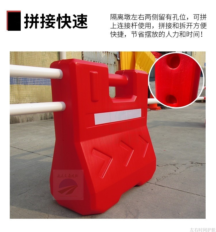 高速公路注沙全新料交通塑料水马围挡三孔水马分流滚塑路障隔离墩：揭秘那些默默守护道路安全的小英雄们！