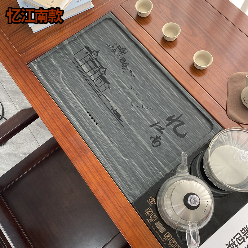 天然奢石茶盘：样板房客厅的奢华点缀，你值得拥有吗？