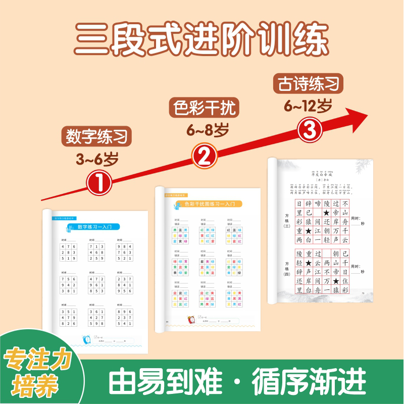找不同专注力训练卡：让孩子在趣味游戏中提高注意力！