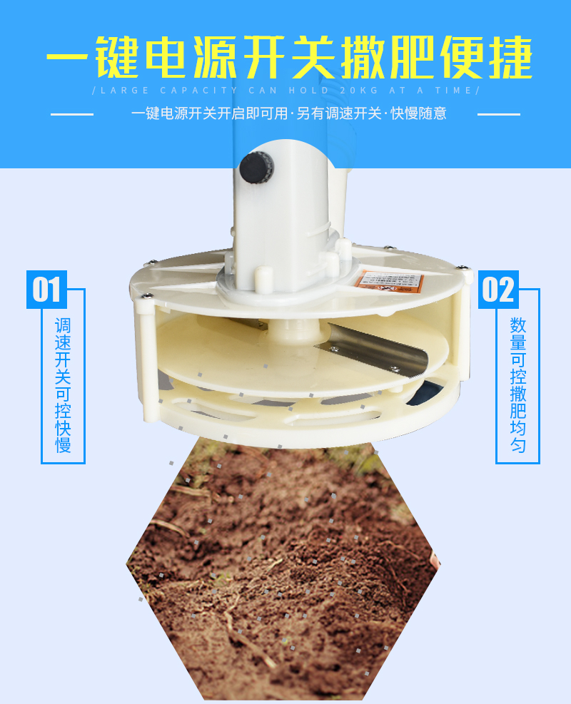 撒肥机施肥器：电动拖拉机前置撒肥神器，让农活变得轻松又高效！