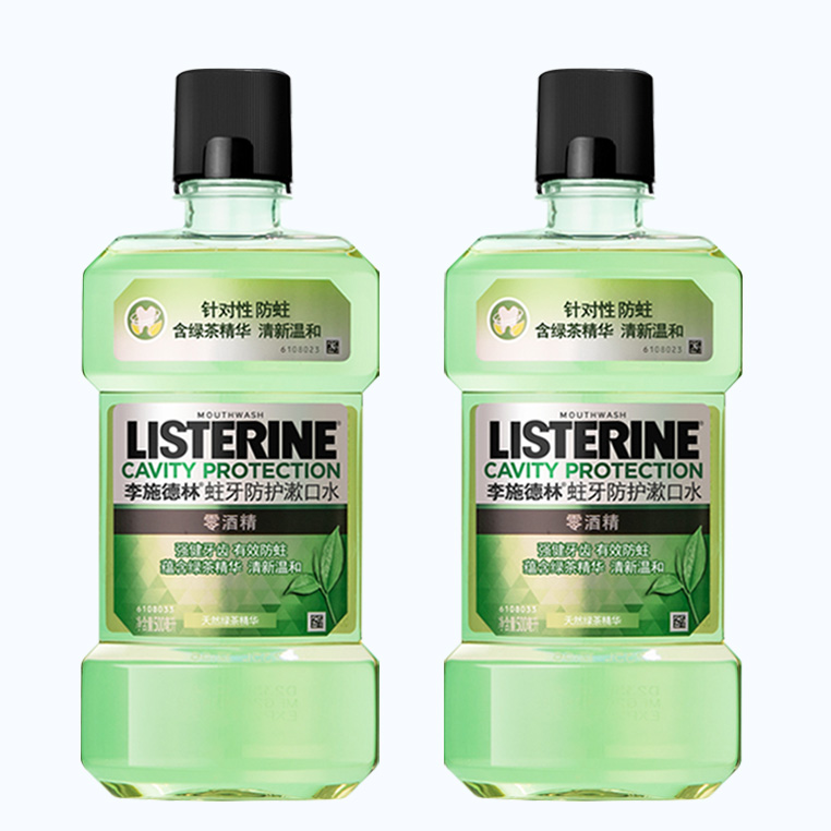 李施德林多效全护漱口水：含氟防蛀，清新口气，守护你的口腔健康！✨