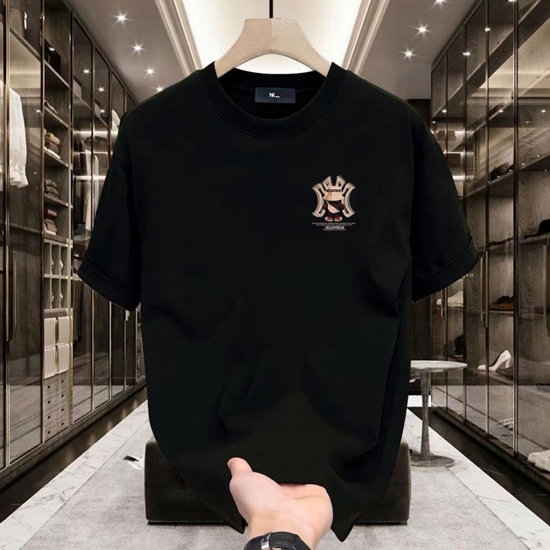 重磅纯棉潮牌小熊T恤：美式痞帅印花，夏日潮流必备！