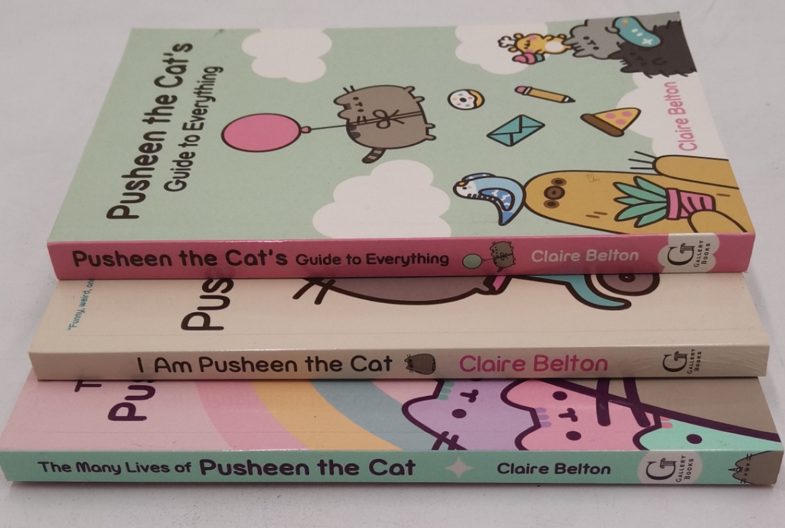 喵呜，来摸！胖吉猫三册套装，英文原版幽默漫画，萌化你的小心心