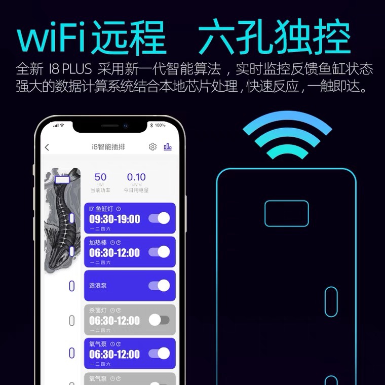 吉印雨林缸专用智能插排：打造完美雨林环境的秘密武器！