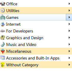 Handy Start Menu（开始菜单程序列表自动分类）v1.94