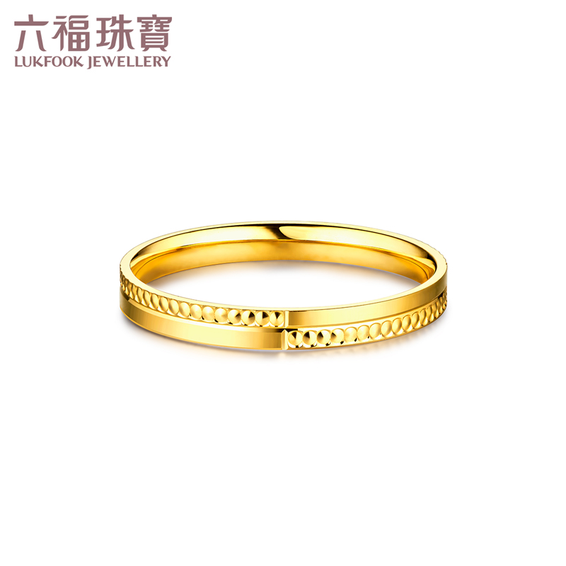 六福珠宝黄金小花戒指太美了！送女友/妈妈/闺蜜都超有面！闭口珍珠戒实测