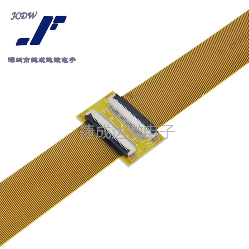柔性FPC软排线：0.5间距6P/60P同向异向接触液晶LVDS扁平线MIPI屏线的秘密武器！