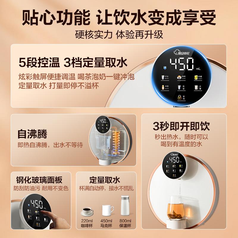 复旦申花管线饮水机壁挂式家用速热直饮，2025新款引领健康饮水新风尚！