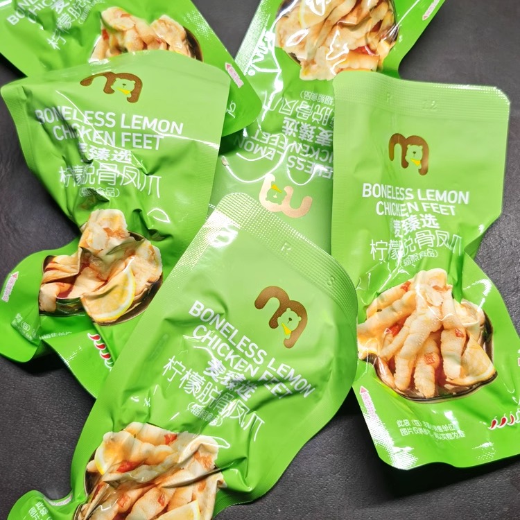 麦臻选柠檬脱骨凤爪：酸爽来袭，500g大满足，吃货们的解馋神器！