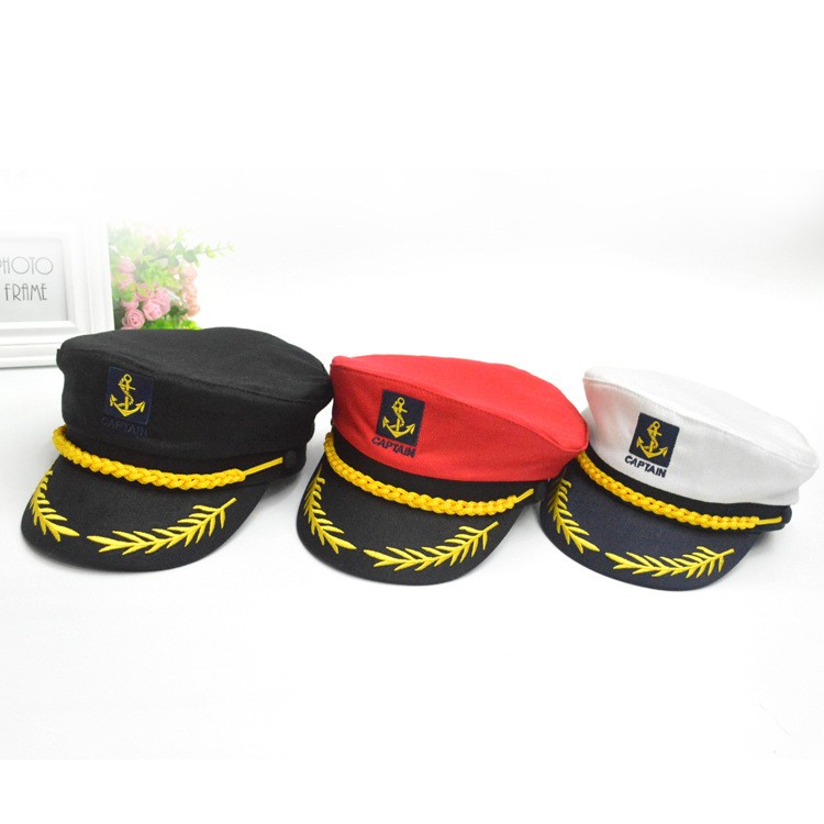 皇冠复古海军船长帽：穿越时空的潮流ICON，夜店空军COSPLAY必备神器！
