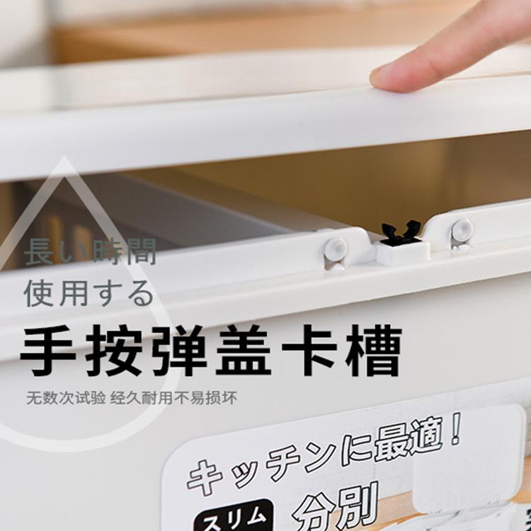 厨房垃圾桶家用带盖2025新款大容量双层厨余收纳干湿分离分类日式，厨房收纳革命！