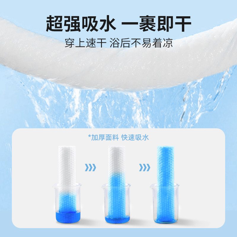 妈妈们的福音！浴袍旅行一次性睡衣便携出行日抛吸水速干浴巾，民宿酒店免洗神器！