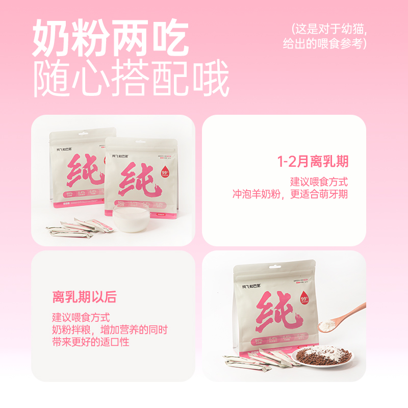 羊奶粉幼猫新生小奶猫专用0乳糖猫粮，孕乳猫咪产后宠物增肥营养品大揭秘！