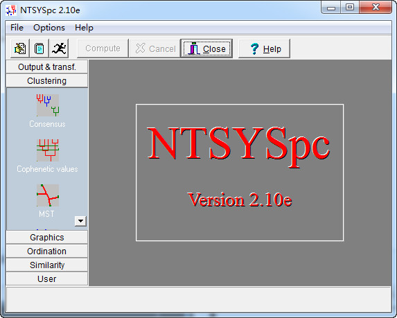 分子生物学分析软件(ntsyspc)v2.10e