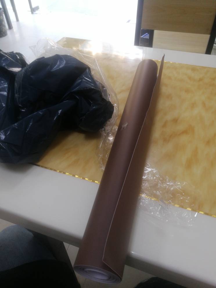爱花PVC自粘粉色防水墙纸！翻新神器来了！颜值爆表还不怕水？！