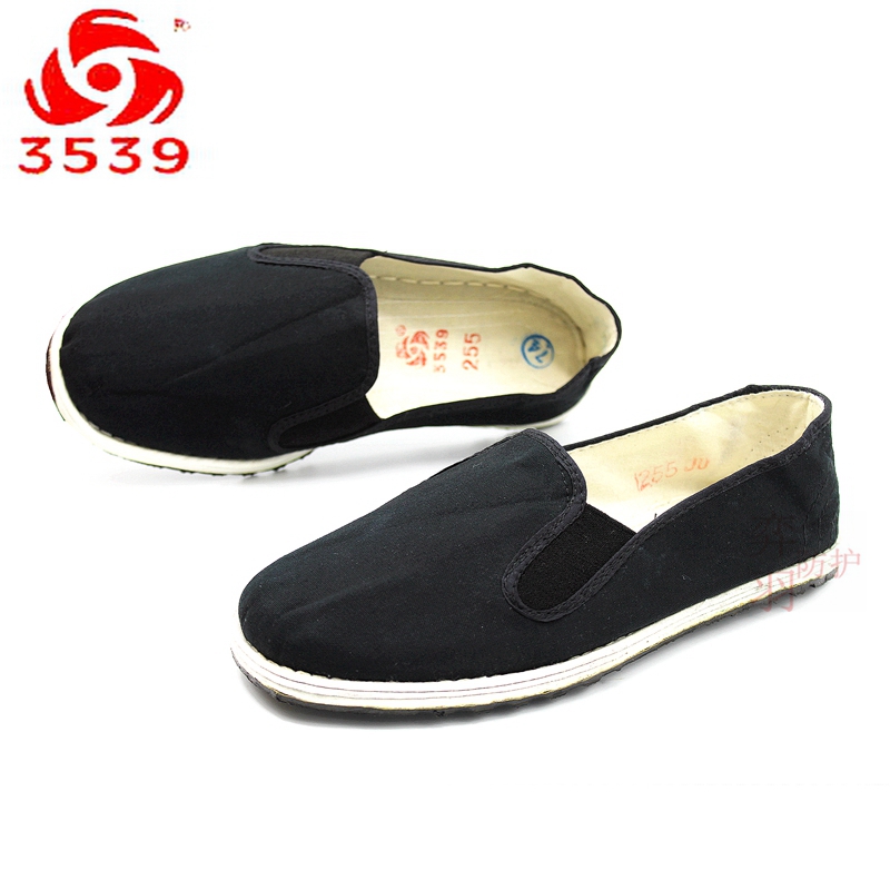 全新3539厂黑色布鞋：老北京风情，一脚蹬经典千层底设计，穿出历史韵味