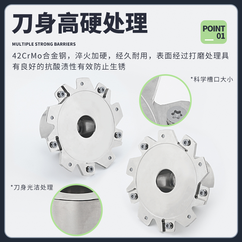 株洲PT02三面刃铣刀盘：解锁高效加工的秘密武器，SMP01与XSEQ12的较量