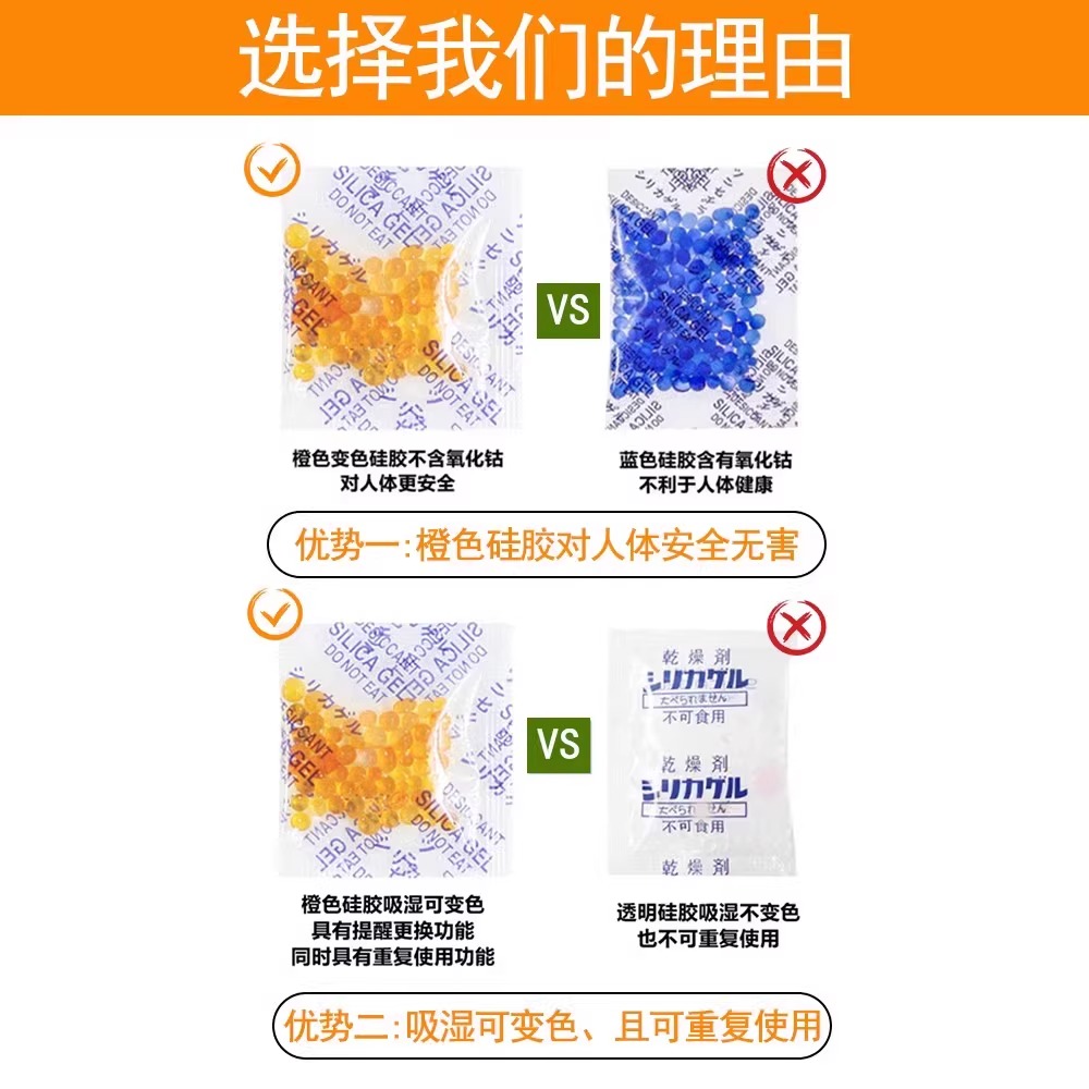 包邮50g硅胶干燥剂，守护你的宝贝不受潮！️
