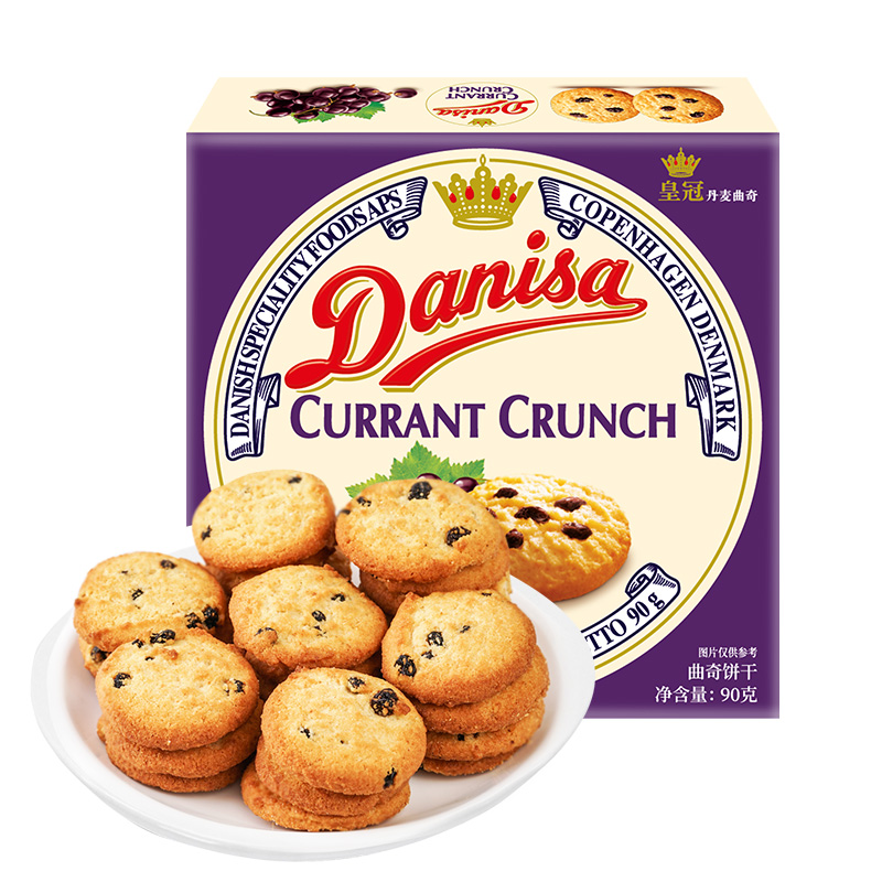 danisa皇冠丹麦曲奇饼干：进口美味，让你一口接一口！酥脆可口，幸福滋味！✨