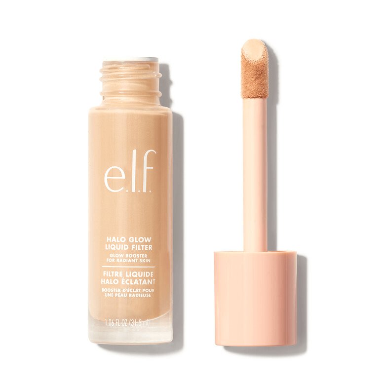 现货 ELF Halo Glow Liquid水润粉底液：平替高光液遮瑕打底神器✨