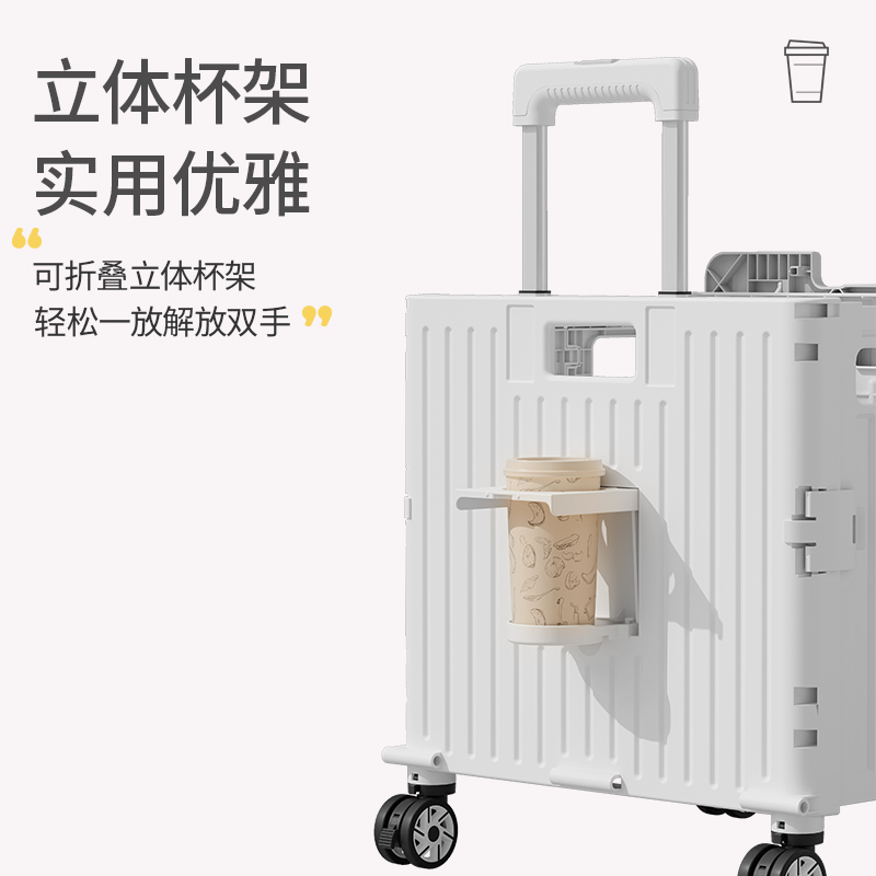 户外野营神器！多功能折叠手推车，营地购物两不误！这波真香了