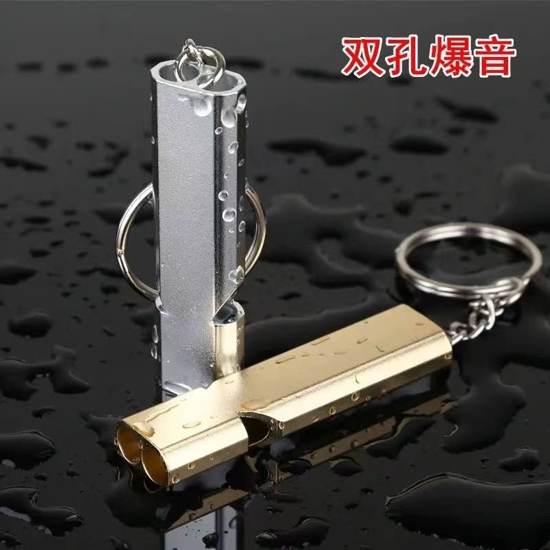 救命！这个高频金属口哨太猛了！户外求生必备神器，一吹就救命
