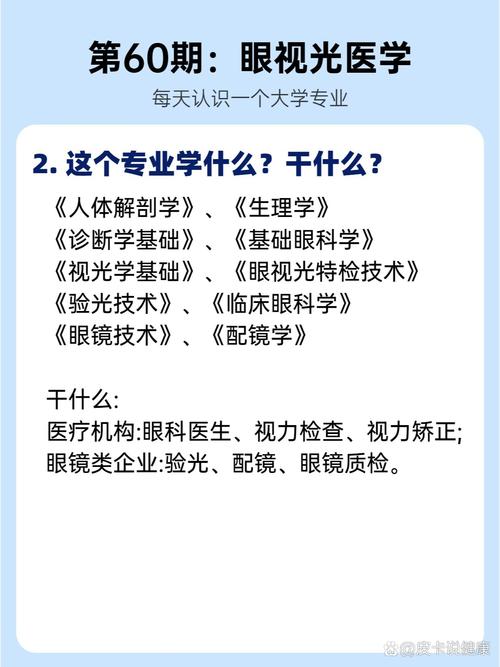 眼视光学什么专业,眼视光学专业概览-第2张图片-职教招生网