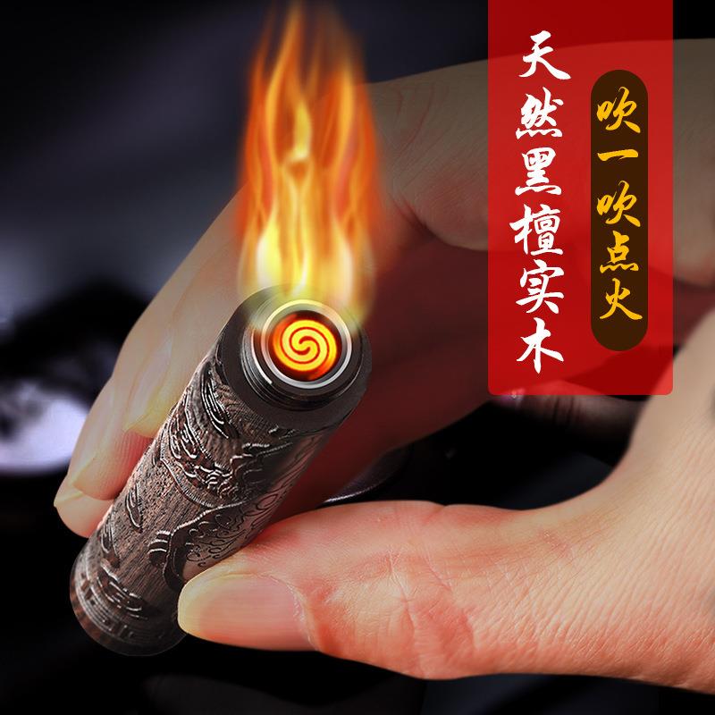 禅意复古檀木火折子：给男友的精致礼物，点燃生活的仪式感✨