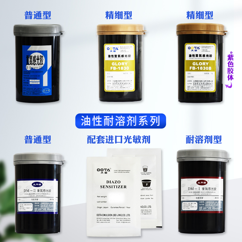 大田太平桥感光胶水油性感光胶晒版重氮感光浆DM DS FB丝印铝框：丝网印刷的秘密武器！