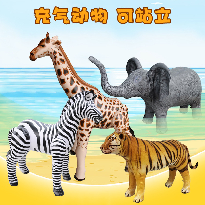 亚马逊跨境热卖：恐龙模型仿真充气动物玩具，让儿童生日派对变身侏罗纪乐园！