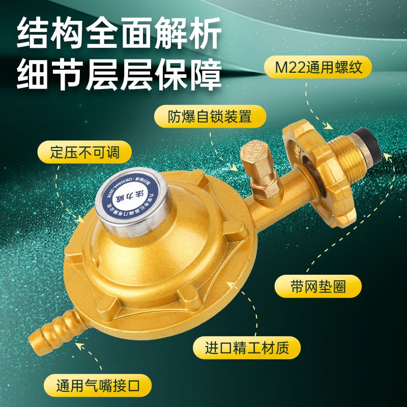 德国进口防爆液化气减压阀，安全守护家庭燃气安全！️