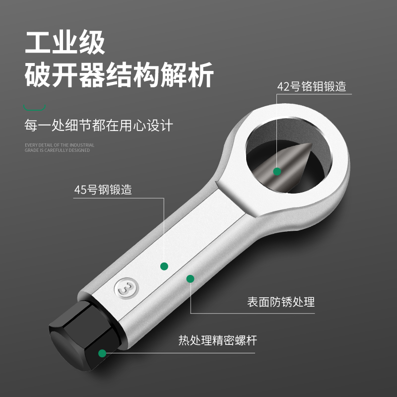 生锈螺母破开器：告别拧不动的烦恼，轻松搞定滑牙螺丝帽！