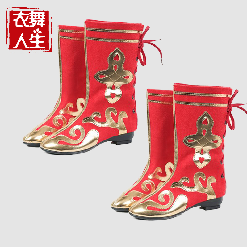 舞龙舞狮必备！这双民族靴子太飒了！打鼓演出不打滑，颜值爆表超有范