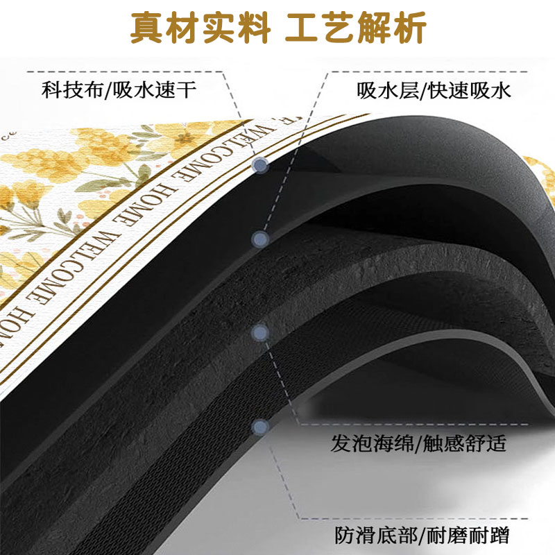 云朵异型硅藻泥吸水垫：浴室安全新宠，家居必备神器！